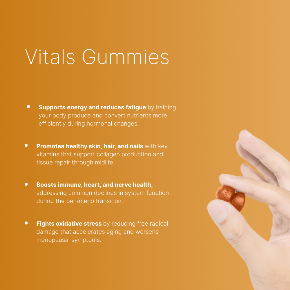 Vitals Gummies – Advanced Multivitamin for Perimenopause & Menopause Support