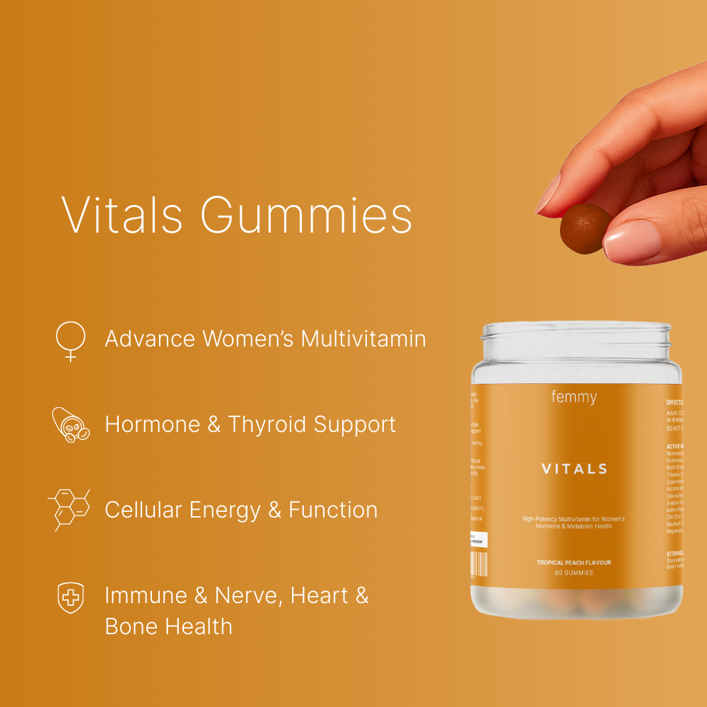 Vitals Gummies – Advanced Multivitamin for Perimenopause & Menopause Support